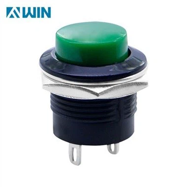 Grøn knap 16 mm trykknap