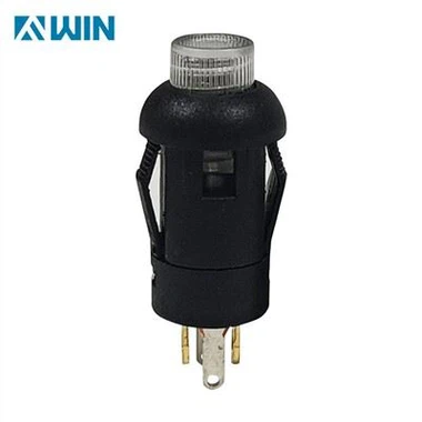 Oplyst SPST-trykknapkontakt