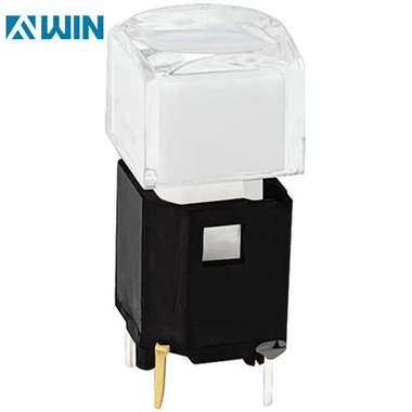 Lydløs oplyst trykknap