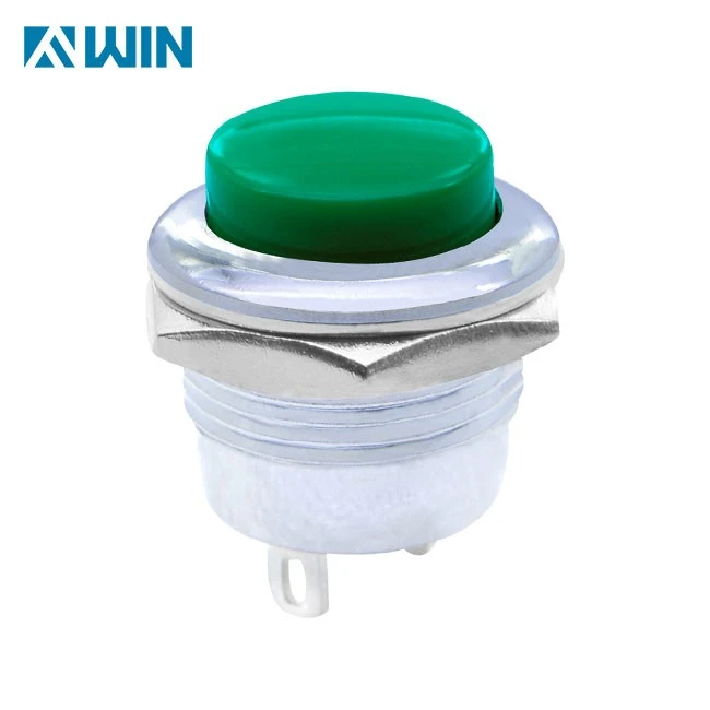 Dia Yellow 16mm Push Switch